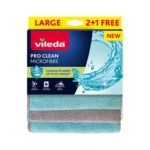 Ścierki z mikrowłókna zestaw 6 szt. Pro Clean – Vileda