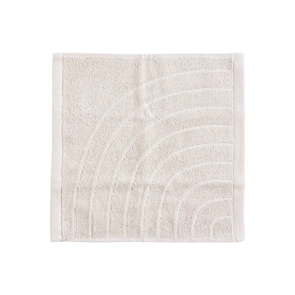 Jasnoszary bawełniany ręcznik frotte 30x30 cm Time – Zone-image-1