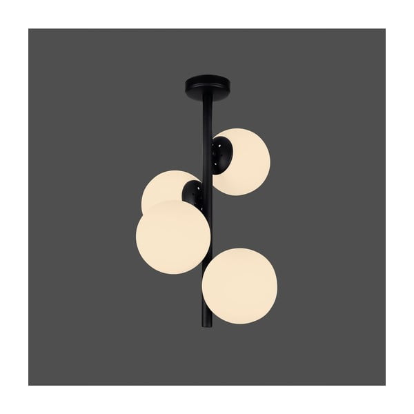 Czarna lampa wisząca Squid Lighting Owl, wys. 53 cm-image-1