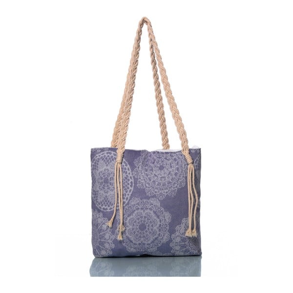 Niebieska torba Homedebleu Lace, 50x40 cm