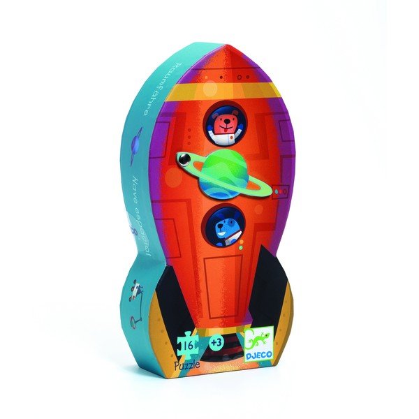 Dziecięce puzzle Djeco Rakieta-image-1