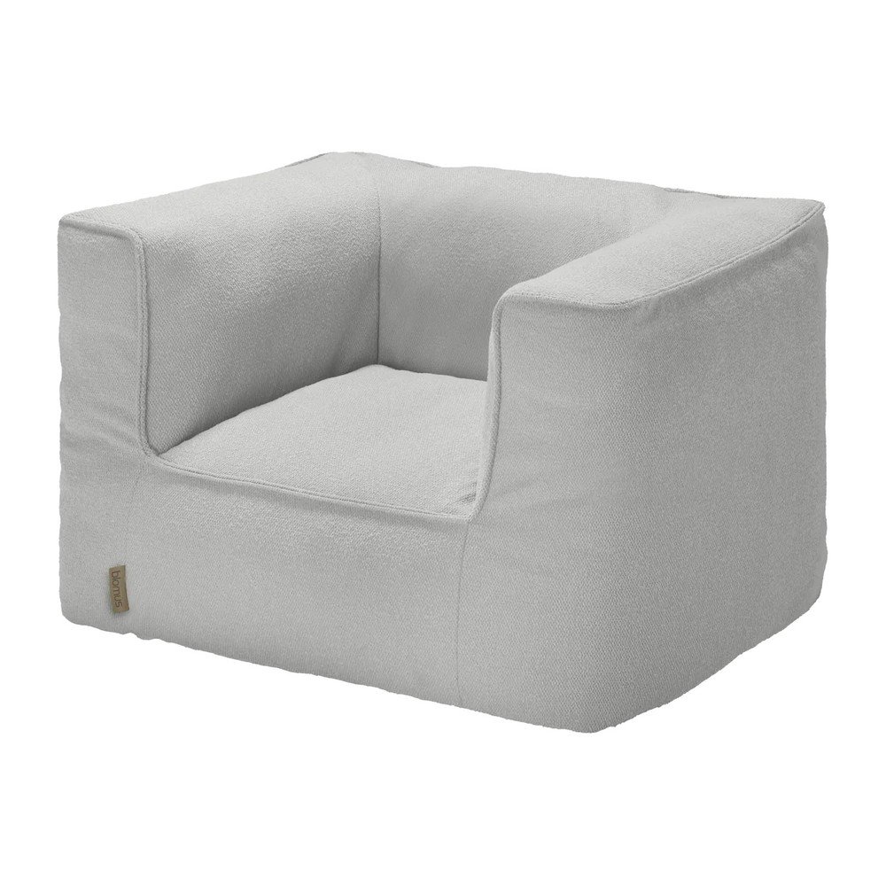 Jasnoszary tapicerowany fotel ogrodowy Grow – Blomus