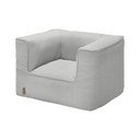 Jasnoszary tapicerowany fotel ogrodowy Grow – Blomus