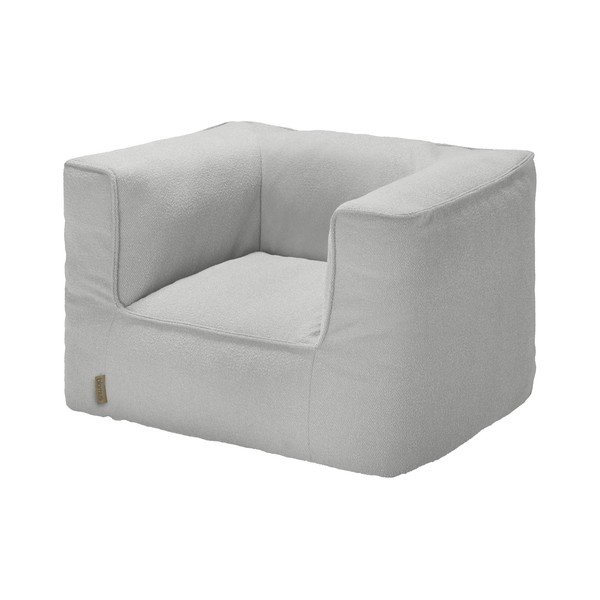 Jasnoszary tapicerowany fotel ogrodowy Grow – Blomus