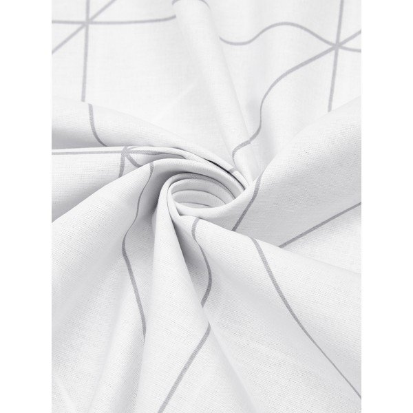 Biało-szara bawełniana pościel jednoosobowa by46 Marla, 155x220 cm-image-3