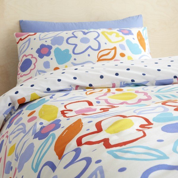 Bawełniana pościel dziecięca 200x135 cm Blomme Floral – Pineapple Elephant-image-2