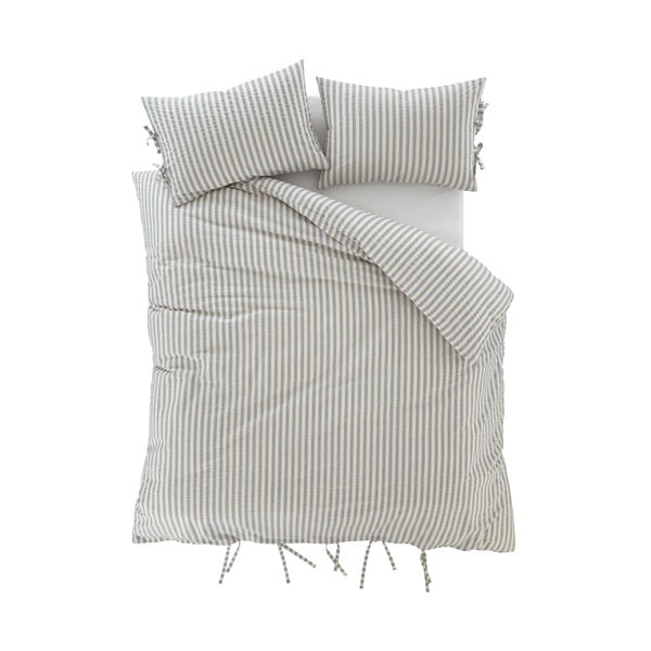 Niebieska pościel dwuosobowa 200x200 cm Zanzibar Stripe – Pineapple Elephant