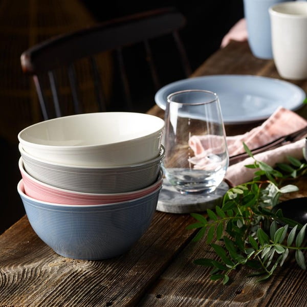 Biało-niebieska porcelanowa miska Villeroy & Boch Like Color Loop, 750 ml-image-3