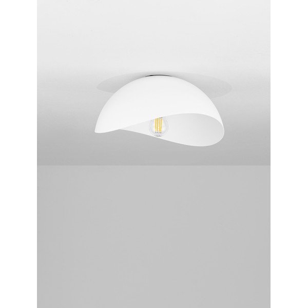 Metalowa lampa sufitowa w matowym białym kolorze Opsi – Nova Luce-image-4
