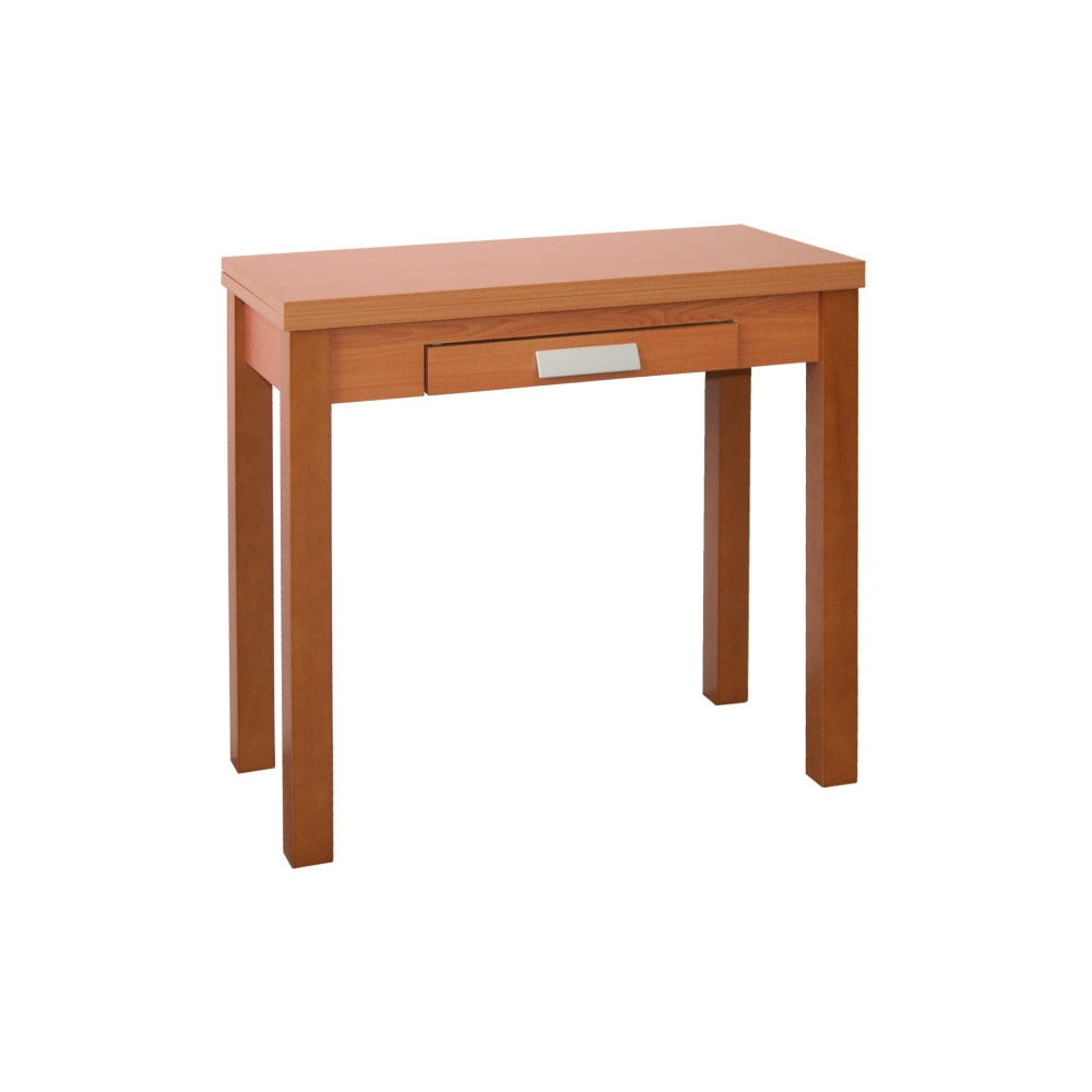 Stół rozkładany w kolorze wiśniowego drewna Pondecor Erwina, 40x80 cm