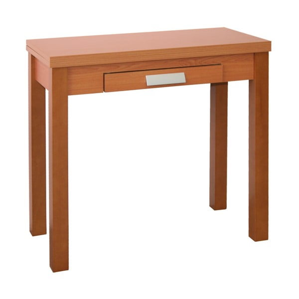 Stół rozkładany w kolorze wiśniowego drewna Pondecor Erwina, 40x80 cm
