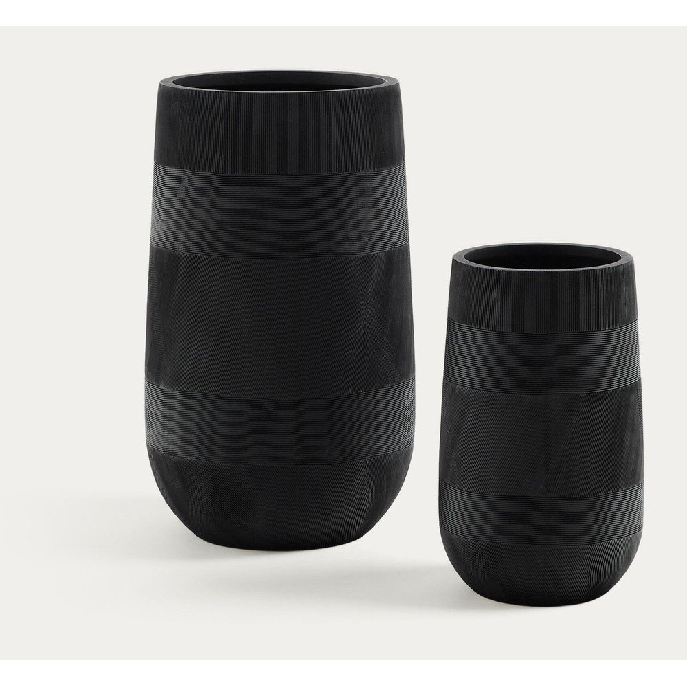 Osłonki na doniczki zestaw z cementu ø 45 cm Tival – Kave Home