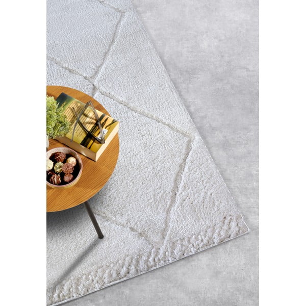 Kremowy dywan 80x120 cm Perrotin Cream White – Elle Decoration-image-2