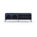 Ciemnoniebieska szafka pod TV 160x50 cm Diora – Marckeric