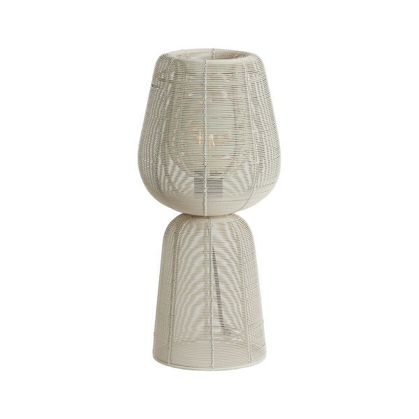 Kremowa lampa stołowa (wysokość 42 cm) Aboso – Light & Living-image-3