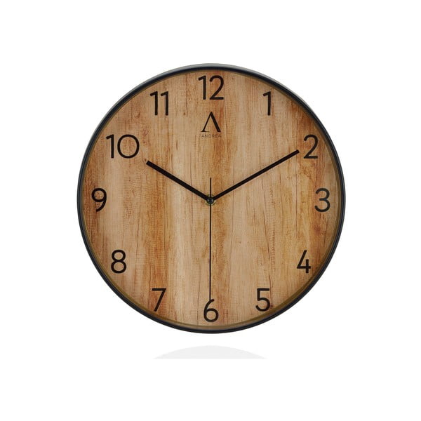 Zegar ścienny Andrea House Wood Effect, 30 cm