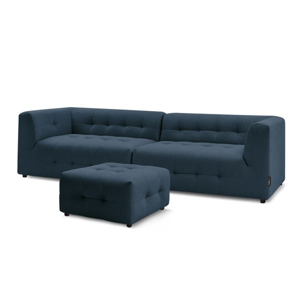 Ciemnoniebieska sofa 324 cm Kleber – Bobochic Paris-image-3