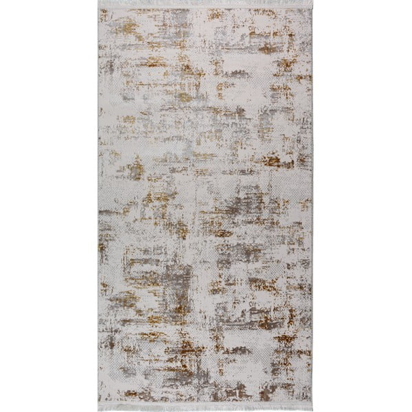 Kremowy/w kolorze złota dywan odpowiedni do prania 80x150 cm Gold – Vitaus