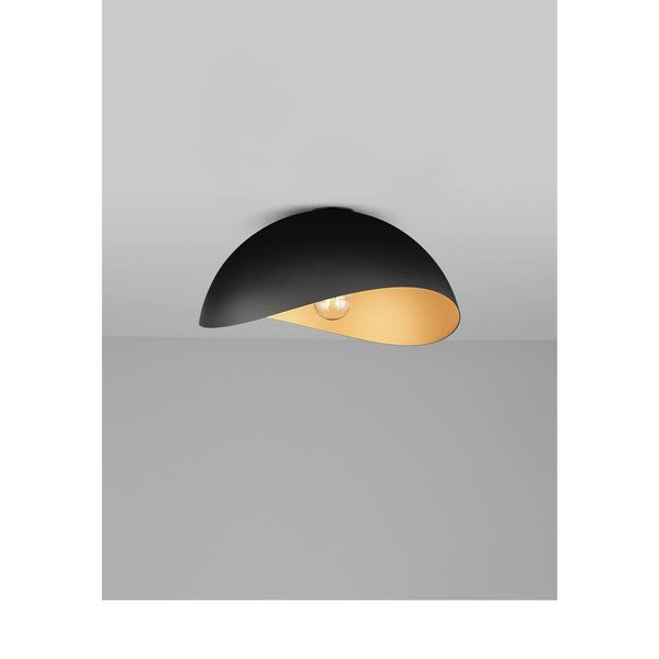 Metalowa lampa sufitowa w kolorze matowej czerni/w kolorze złota Opsi – Nova Luce-image-2