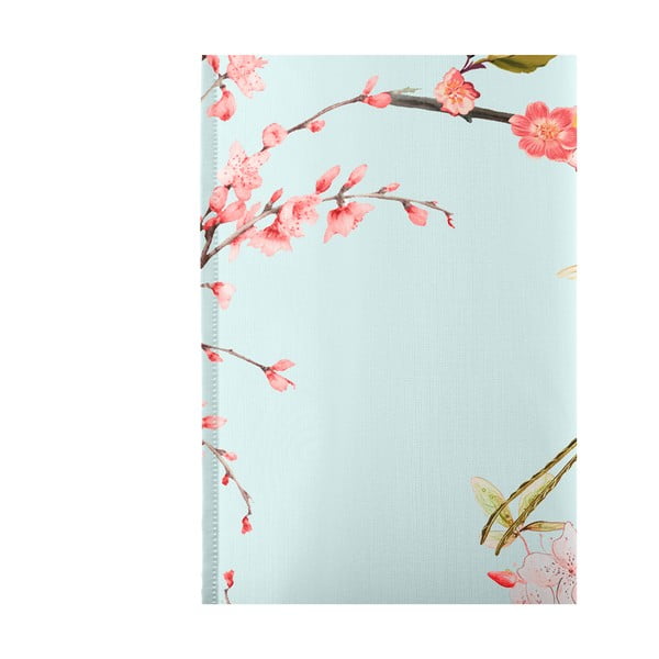 Miętowo-różowa zasłona 140x300 cm Chinoiserie – Happy Friday-image-3