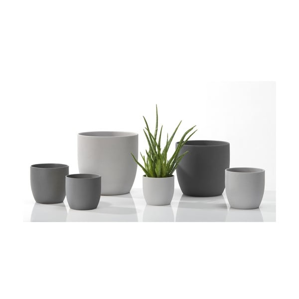 Doniczka ceramiczna ø 24 cm Basel Stone – Big pots-image-2