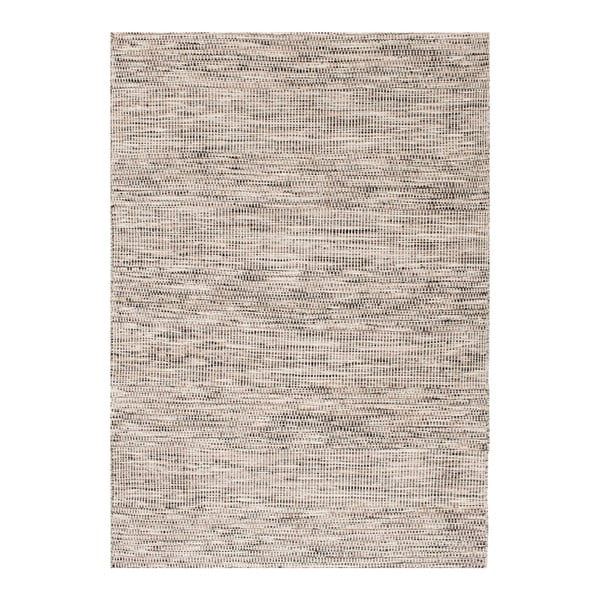 Szary dywan wełniany tkany ręcznie Linie Design Angel, 200 x 300 cm