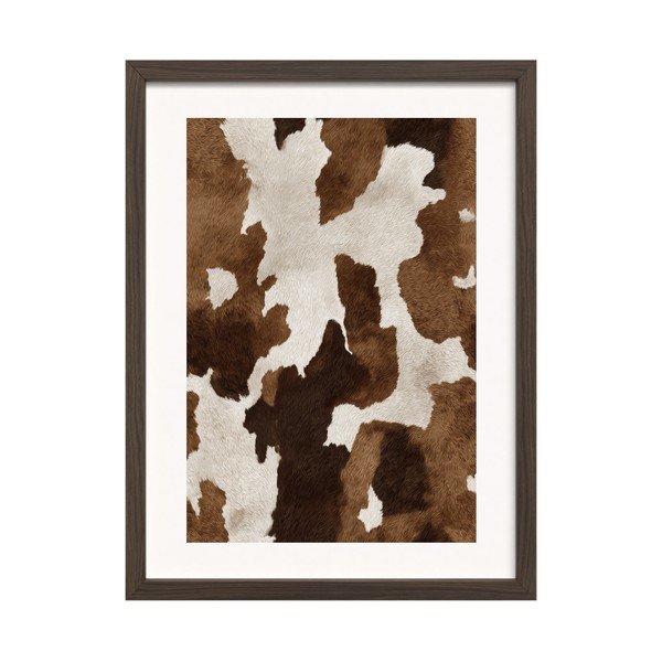 Obraz drukowany z ramą w zestawie 30x40 cm Cowhide – Styler