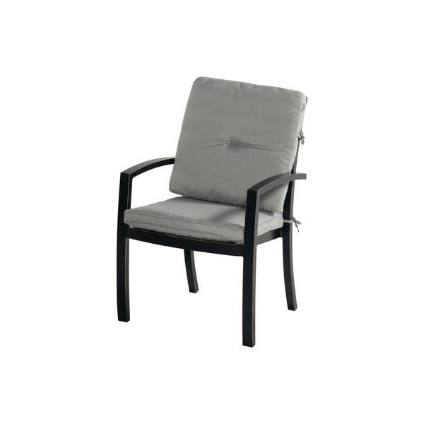 Szare metalowe krzesło ogrodowe Rosario – Hartman