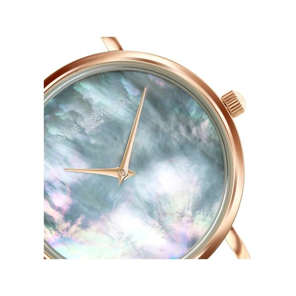 Zegarek damski z paskiem ze stali nierdzewnej Annie Rosewood Pearl Silver-image-1