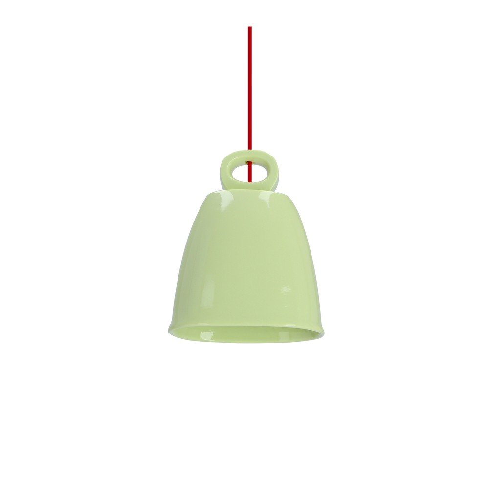 Zielony żyrandol dziecięcy z ceramicznym kloszem Sewilla – Candellux Lighting (zdjęcie 8)
