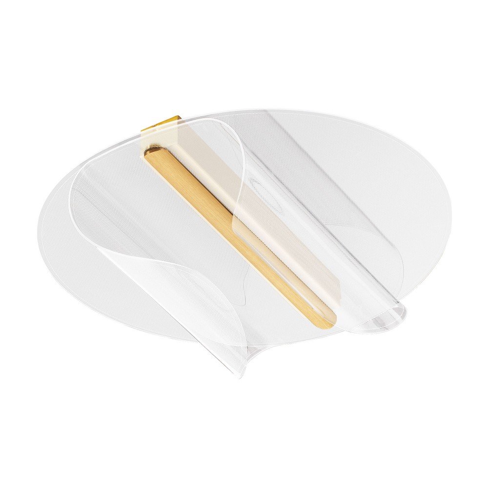 Aluminiowa lampa sufitowa LED ze ściemniaczem w kolorze złota 55x45 cm Valentin – Nova Luce