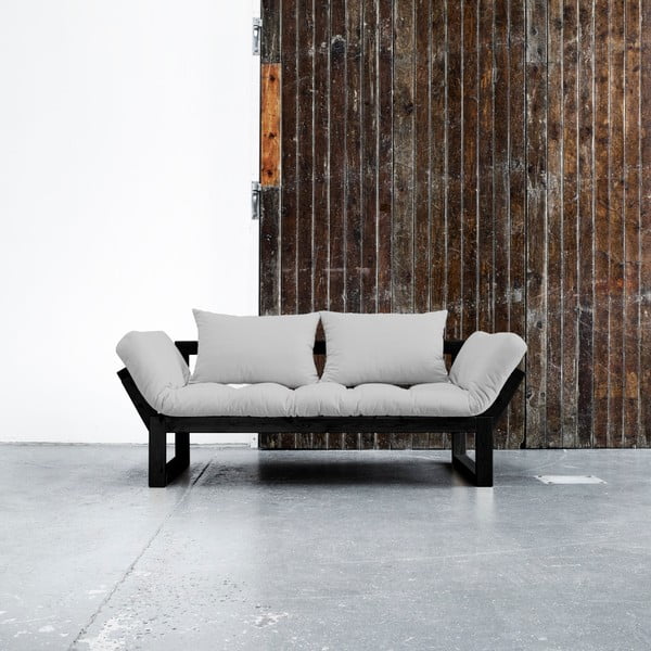 Sofa rozkładana Karup Edge Black/Light Grey