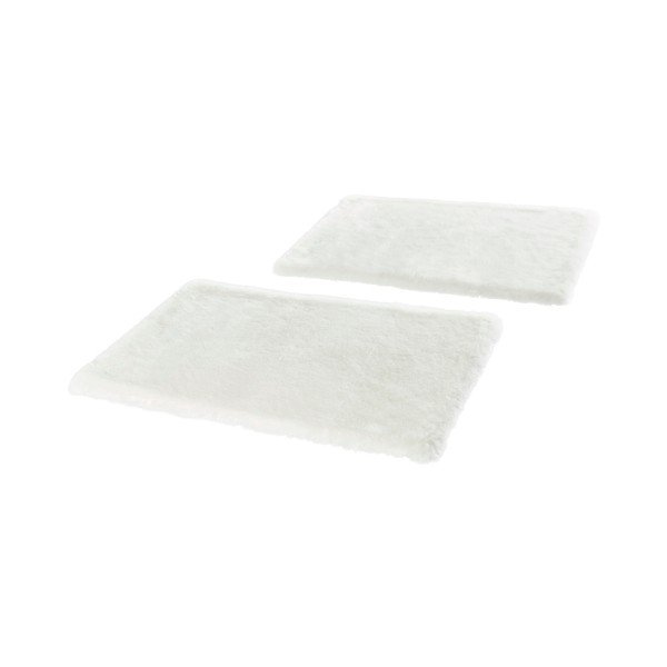 Zestaw 2 białych dywanów do sypialni Mint Rugs Soft, 90x140 cm