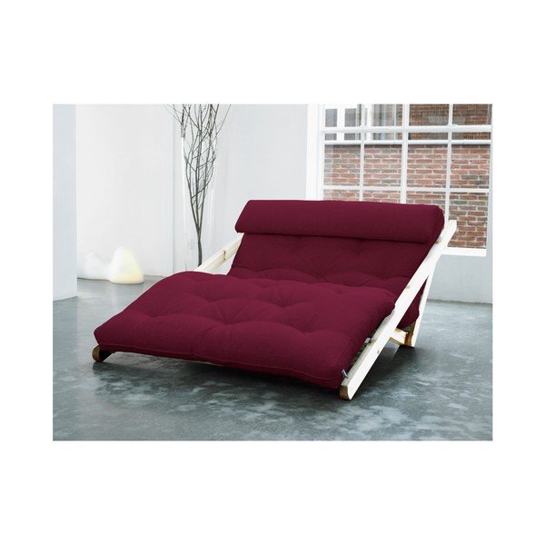 Szezlong Karup Figo, Raw/Bordeaux, 120 cm-image-1