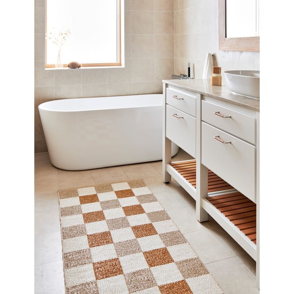 Beżowo-żółty chodnik odpowiedni na zewnątrz 70x160 cm Pix Vanilla Ochre – Pappelina-image-4