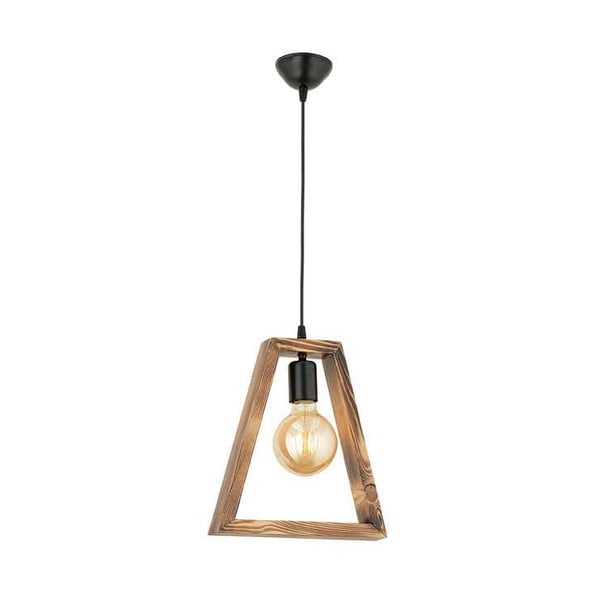 Lampa wisząca z drewna grabu Geometrik Triangle-image-3