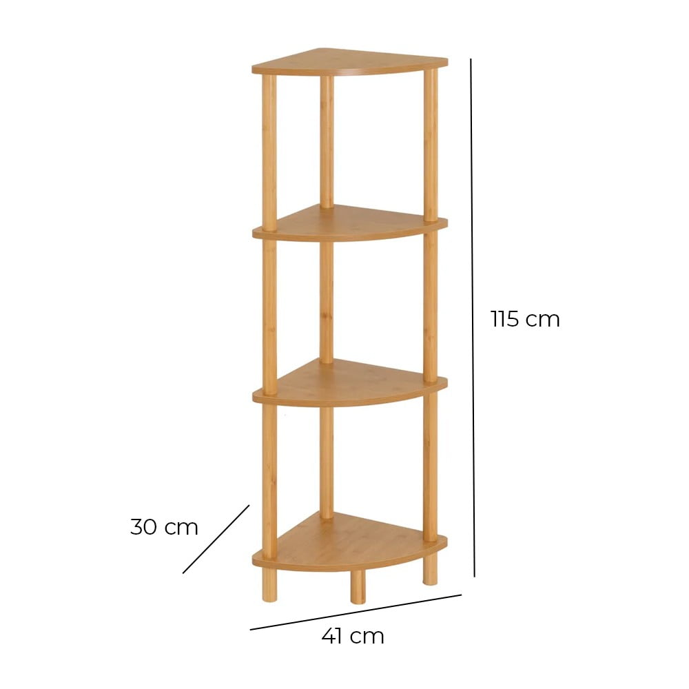 Regał w naturalnym kolorze 30x115 cm – Casa Selección (zdjęcie 5)
