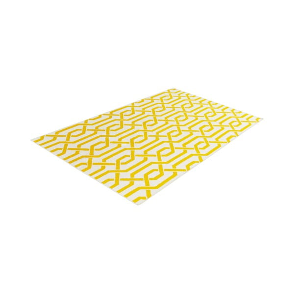 Żółty dywan wełniany Bakero Camilla, 140x200 cm