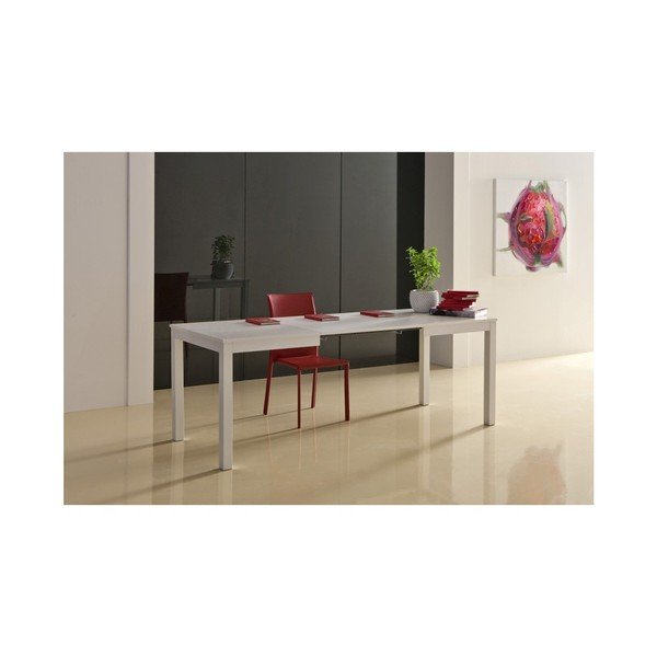 Biały stół do jadalni Design Twist Kaedi-image-2