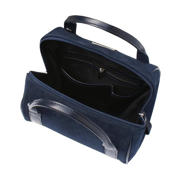 Skórzana torebka Boscollo Navy 2158-image-2