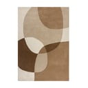 Brązowy/beżowy wełniany dywan tkany ręcznie 200x290 cm Glow – Flair Rugs