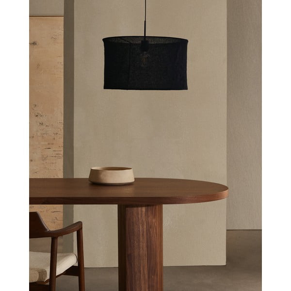 Czarny abażur ø 50 cm Mariela – Kave Home-image-1