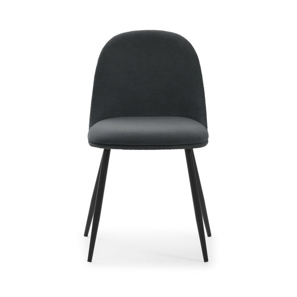 Ciemnoszare krzesła zestaw 4 szt. Malila – Marckeric-image-2