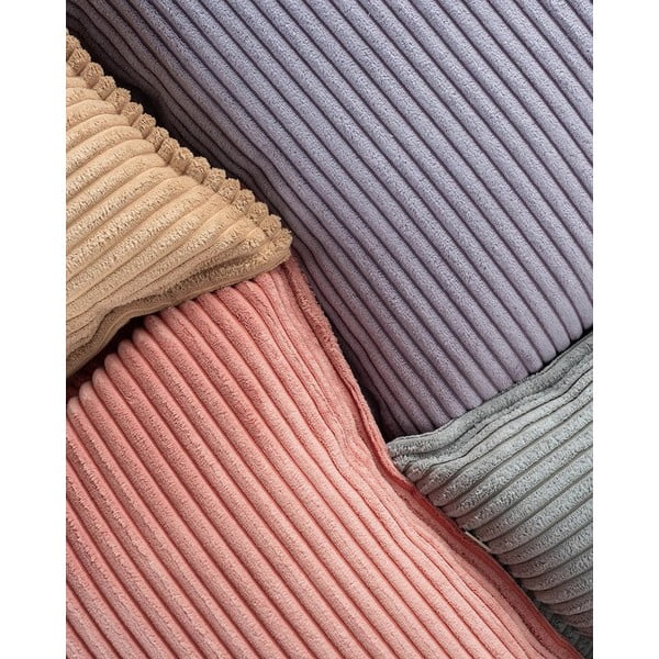 Jasnobrązowa sztruksowa poduszka na sofę dziecięcą Block – Wigiwama-image-3