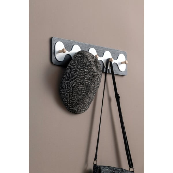 Czarny wieszak ścienny 48 cm Rizar  – PT LIVING-image-1