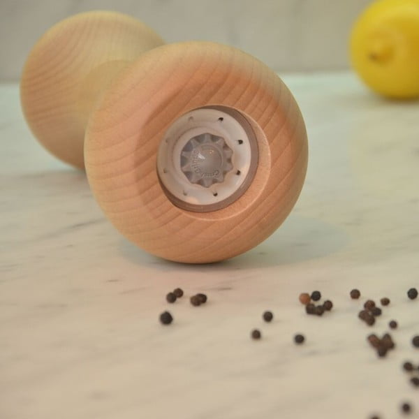 Młynek do przypraw z drewna dębowego Wireworks Grinder Black, 16 cm-image-1