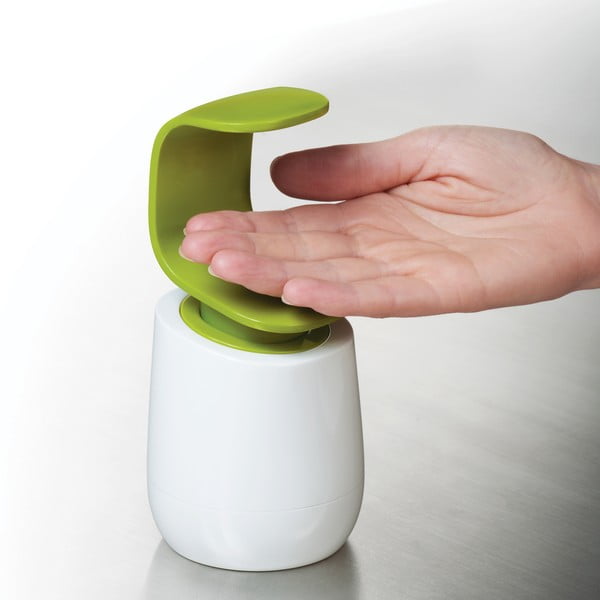 Zielono-biały dozownik do mydła Joseph Joseph C-pump, 237 ml-image-2
