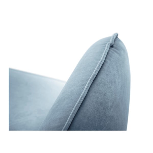 Jasnoniebieski aksamitny fotel Cosmopolitan Design Vienna-image-3