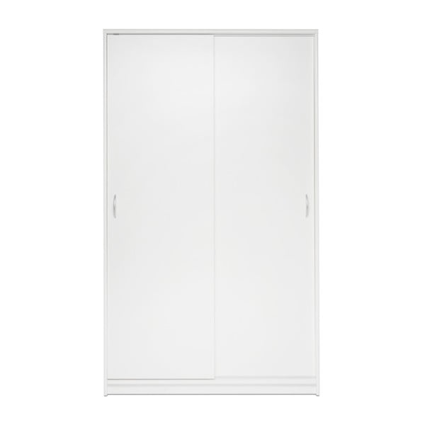 Biała szafa z 2 drzwiami przesuwnymi Intertrade Kiel, szerokość 109 cm