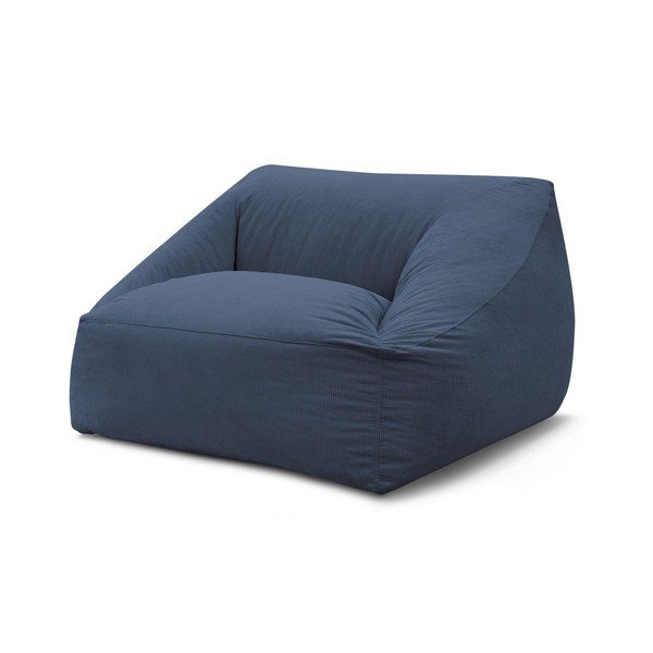Ciemnoniebieski sztruksowy worek do siedzenia Lilibet – Bobochic Paris